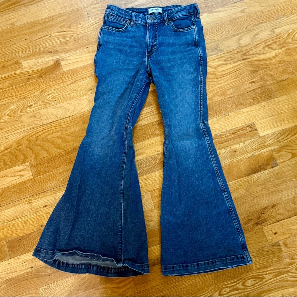 Wrangler Dark Blue Fierce Flare Jeans